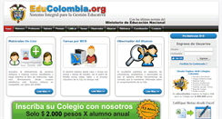 Desktop Screenshot of educolombia.org