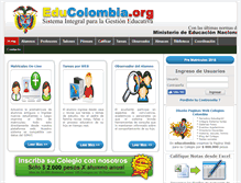 Tablet Screenshot of educolombia.org
